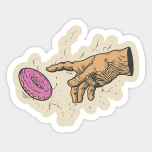 Let There Be Donut Sticker